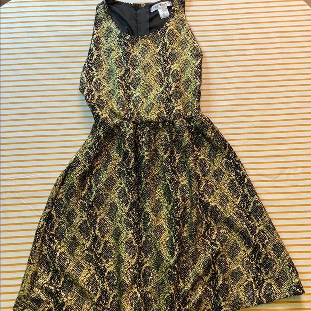 Black & Gold Party Dress